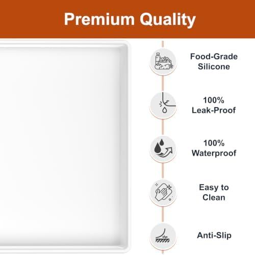 19" x 12" Extra Thick Silicone Mat Waterproof - Image 2