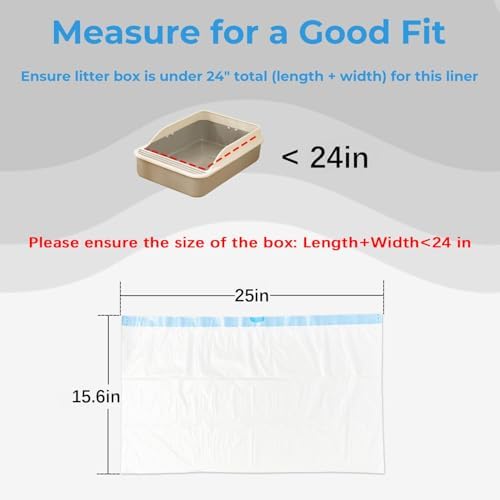 XUEPETT 80 Pack Cat Litter Box Liners - Image 2