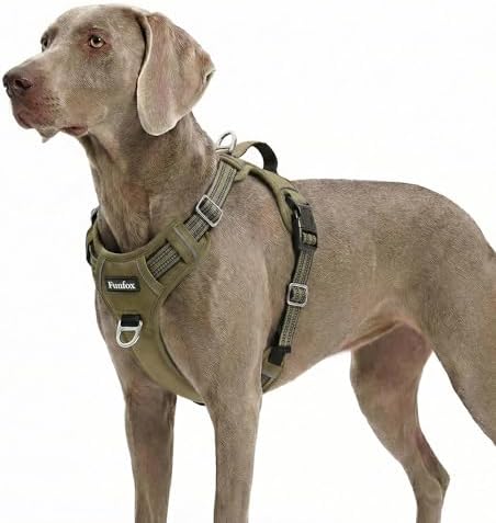 Funfox Dog Harness No Pull, Adjustable Pet Vest Harness, Super Soft Material by MyFUNFOX