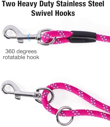 Long Dog Leash for Dog Training 100FT, Heavy Duty Dog Lead for Large Medium - Image 4