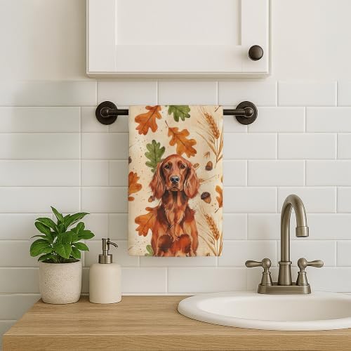 Caroline's Treasures Irish Setter Dogs Kitchen Towel 15x25 in - Image 2