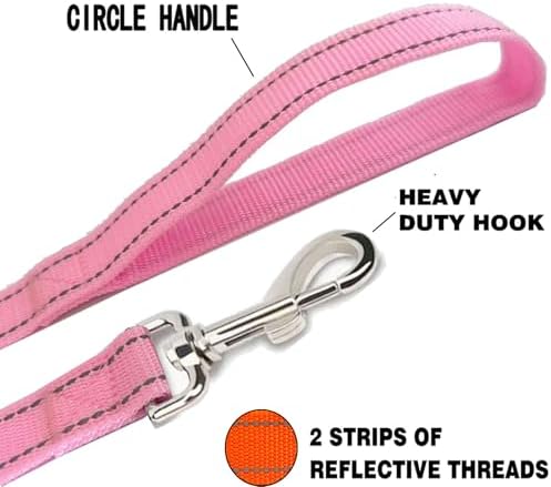 Reflective Dog Leash 7Ft /8 Feet Long, 1 Inch Wide, - Image 3