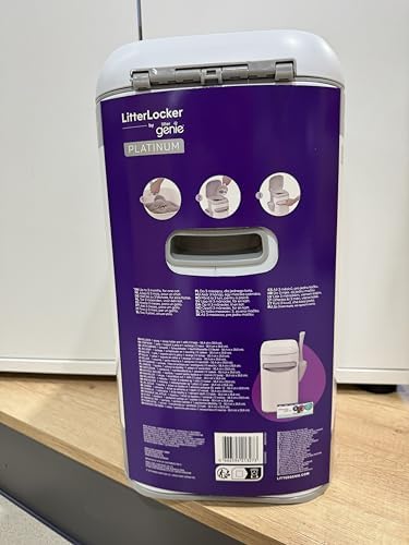 Litter Genie Platinum Cat Litter Disposal Bin. Odour Control. Durable Stainless - Image 3