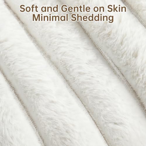 Donut Small Medium Dog Bed Washable Kitty & Puppy Bed, 28ins White - Image 4