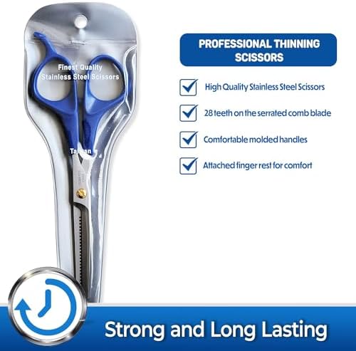 PET MAGASIN Professional Dog Grooming Scissors Set - Image 7