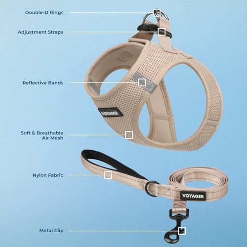 Best Pet Supplies Voyager Step-in Air All Weather Mesh Harness and Reflective - Image 3