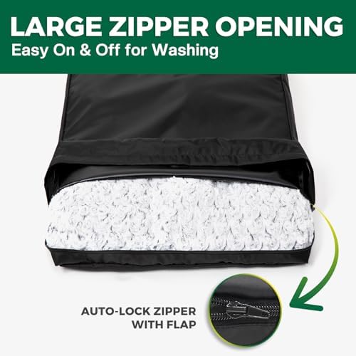 PAWFINITY Waterproof Dog Bed Cover Replacement Washable, Zipper Closure - Image 6