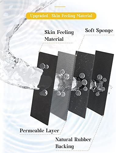 MontVoo -Bath Mat Rug-Rubber Backing Non Slip Quick Dry Absorbent Thin Bathroom - Image 3