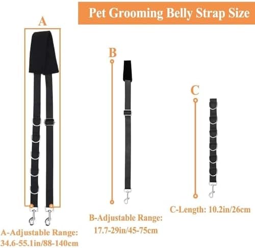 Dog Grooming Belly Strap Dogs Grooming Table Arm Extender Loop - Image 3
