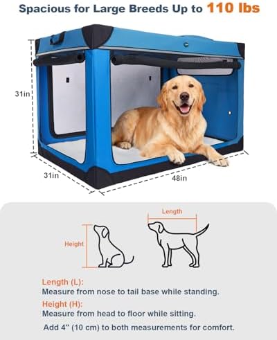 Ownpets Collapsible Travel Dog Crate - Image 6