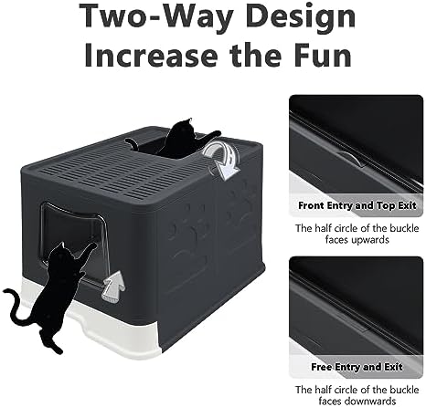 XL Foldable Cat Litter Box - Image 3