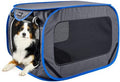 Large Pop Up Kennel, Collapsible Travel Pet Crate, Indoor and Outdoor Portable by PETEASE
