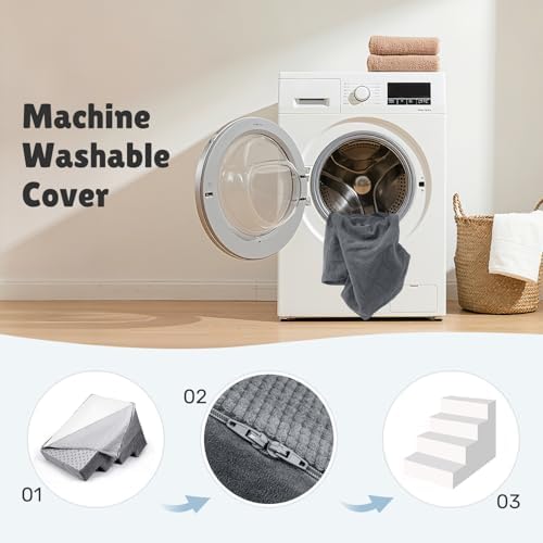 Dog Steps for High Bed, 5-Tier Pet Stairs - Image 3