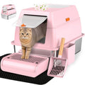 Vivifying XL Stainless Steel Cat Litter Box by Vivifying
