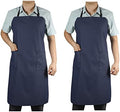 VWELL Waterproof Rubber Vinyl Apron W/ 2 Pockets by VWELL