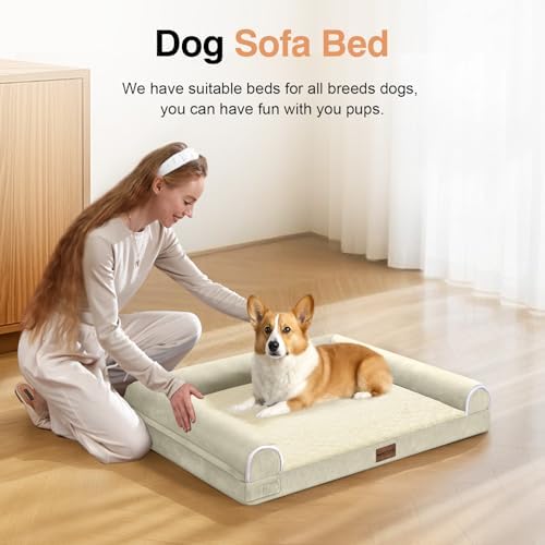 NANUYA Orthopedic Dog Bed for Medium Dogs, 30 x 20 Inch - Image 3