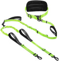 Hands Free Leash for 2 Large Dogs, No Tangle Waist Walking Bungee Leash by PawistaPal