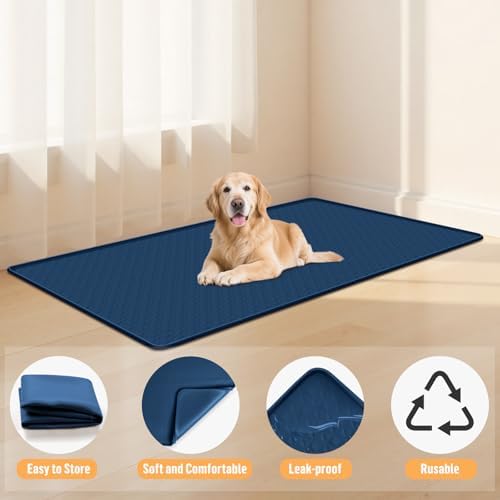 Silicone Dog Bed Mat 51"x 25.6" Crate Mat - Image 4