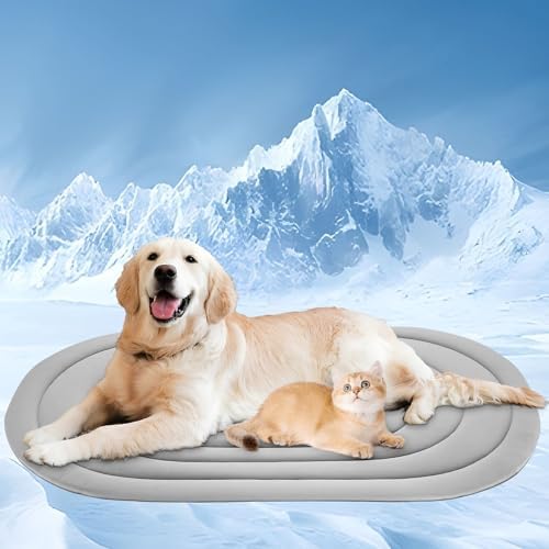 Papettly Pet Dog Cooling Mat 39“x27.5” Reversible Cooling Pad by Papettly