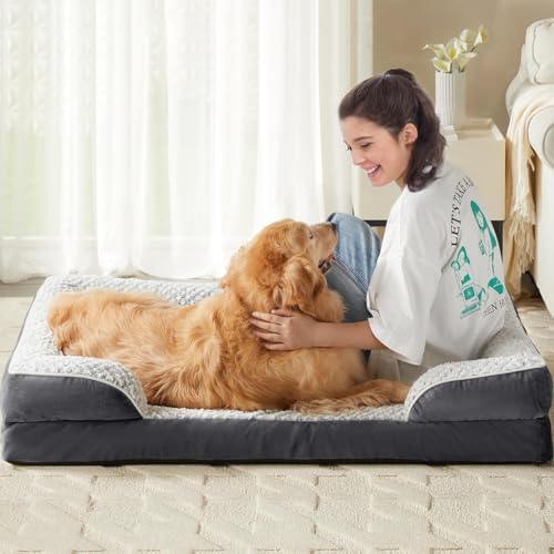 LEXTRO Washable Orthopedic Dog Bed, Waterproof Couch - Image 6