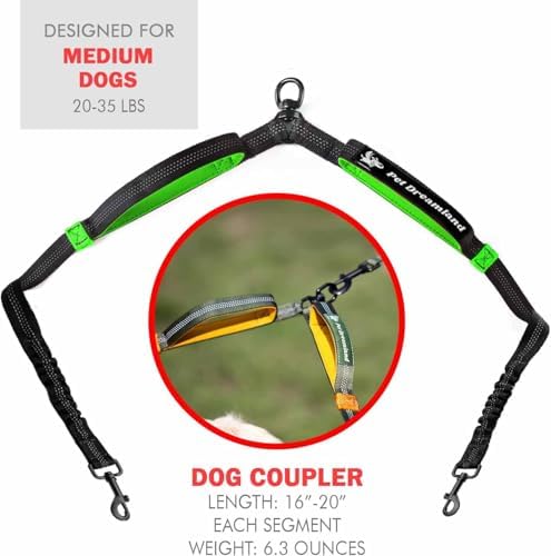 Pet Dreamland Exquisite Double Dog Coupler No Tangle Swivel - Image 4