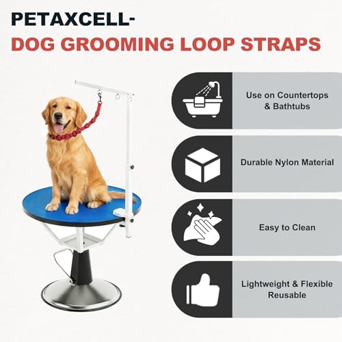 Pet Dog Grooming Loops, Adjustable Nylon Table Arm Extender Belly Strap - Image 4