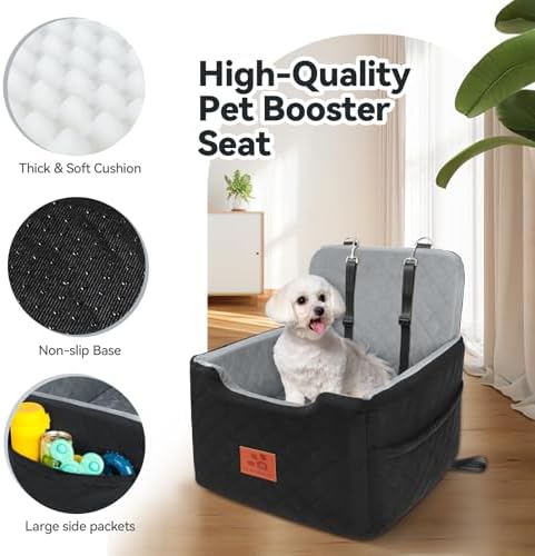 GL GLENSLAVE Dog Car Seat for Small/Medium Dogs Under 35 lbs - Image 5
