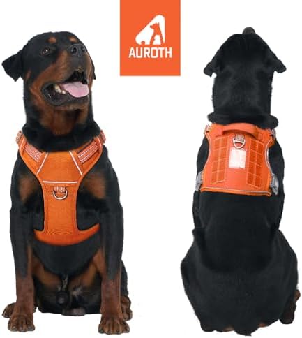 AUROTH Dog Harness for Large Dogs, No Pull Tactical Dog Vest Heavy Duty - Image 2