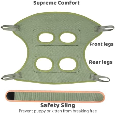 Guzekier Cat Grooming Hammock Harness - Image 5
