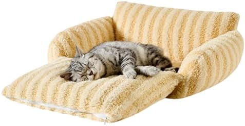 Hollypet Cat Bed Small Dog Orthopedic Couch Beds - Image 2