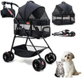 Bicystar 3 in 1 Pet Stroller, Cat Stroller w/Detachable Carrier by Bicystar