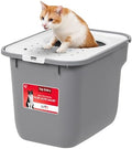 IRIS USA Large Top Entry Cat Litter Box, Hooded Privacy by IRISUSA