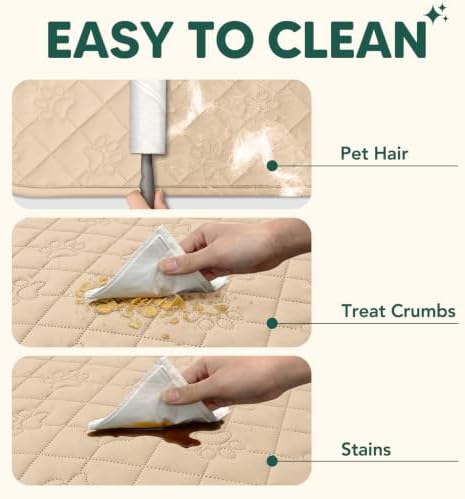 PAWFINITY Waterproof Bed Cover for Dogs, Pet Blanket for Mattress Washable - Image 3