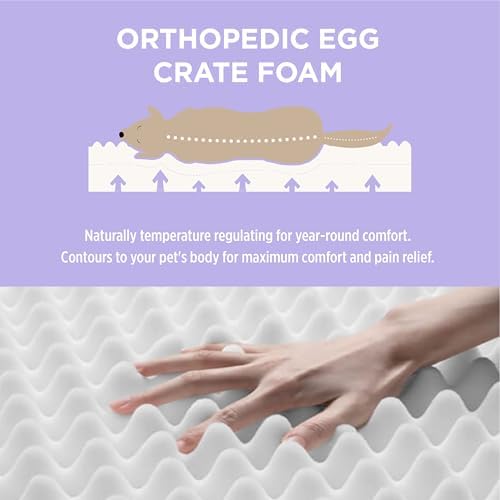 LE SURE Outdoor Waterproof Dog Beds Large Sized, Orthopedic Pet Mat - Image 3