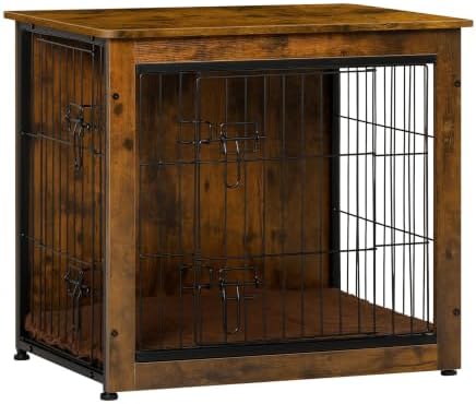 DWANTON 27" Dog Crate Furniture, Dog Kennel Indoor, by DWANTON