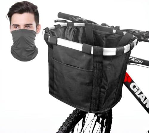 Bike Front Basket Foldable Dog Bike Basket by NightEyes