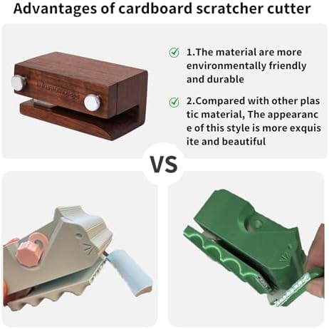 Cardboard Cutter for Cat Scratchers, Wooden cat Cardboard Cutter，Box Cutter for - Image 2