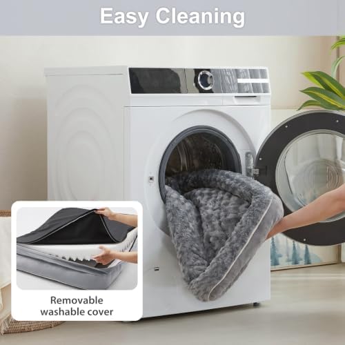 WNPETHOME Orthopedic Washable Dog Bed Large - Image 5