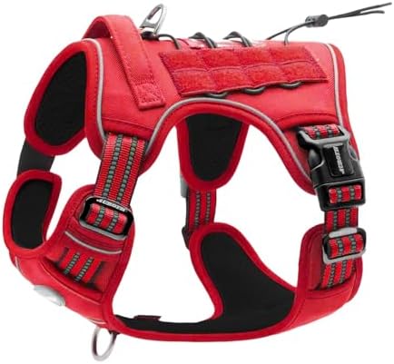 AUROTH Tactical Dog Harness Medium Sized Dog No Pull Adjustable Dog Vest by AurothPets