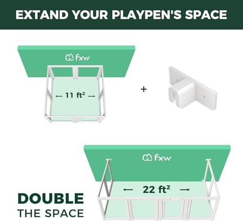 FXW Fence-to-Wall Anchors for AuraSpace Acrylic Indoor Dog Playpen - Image 4