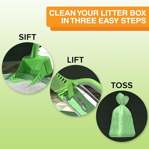 Neater Pet Brands Neater Scooper XL Cat Litter Scoop, 15 Refill Bags – - Image 4