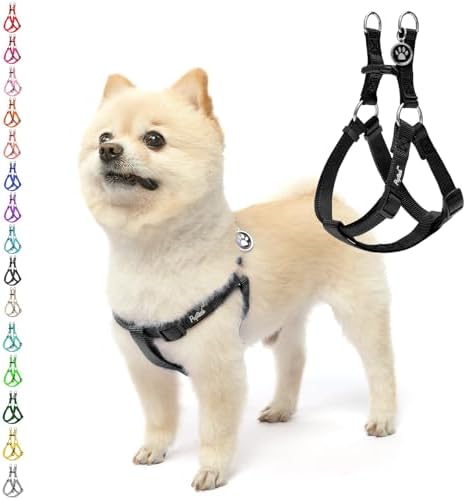 PUPTECK No Pull Dog Harness Small Sized Step-in Adjustable Puppy Vest by PUPTECK