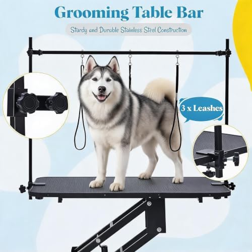 Garvee 43.3" Hydraulic Dog Grooming Table - Image 3