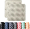 2 Pack Caketime Silicone Dish Drying Mat by CAKETIME