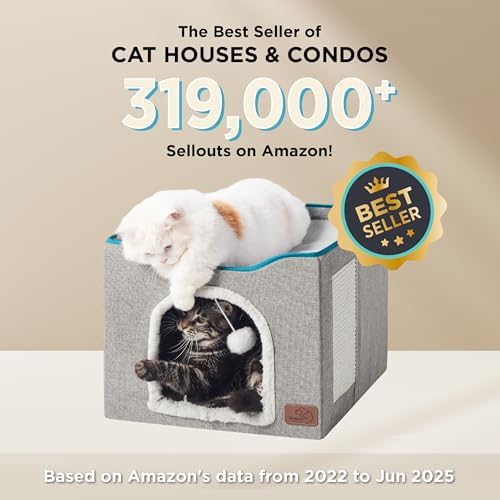 Bedsure Cat House Bed for Indoor Cats - Image 2