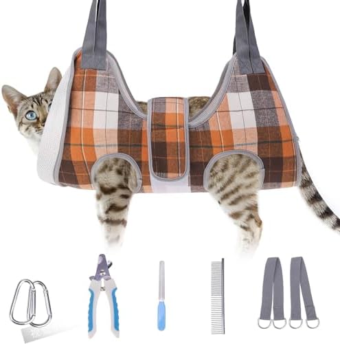 BEAUTYZOO Dog Grooming Hammock for Small Dogs/Cats, Nail Trim Restraint by BEAUTYZOO