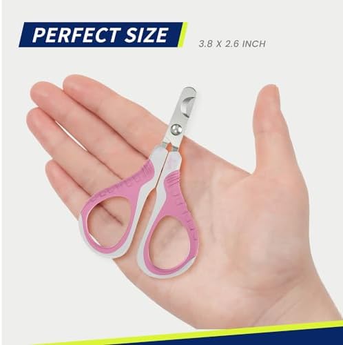 WePet Pet Nail Clippers U07.1, Professional Claw Trimmer, Bended Scissor Special - Image 2
