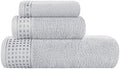 GLAMBURG Ultra Soft 3 Pack Cotton Towel Set, Contains a Bath Towel 28x55 inch by GLAMBURG