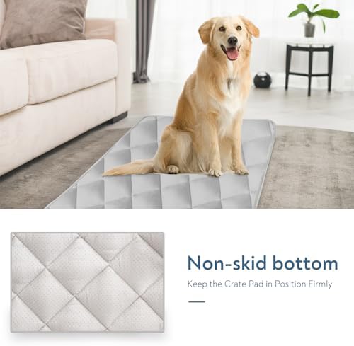 Dog Crate Pad 2 Pack, Dog Crate Mat - Image 6