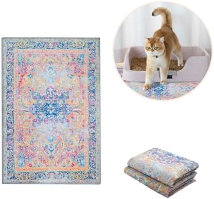 Lovewag Cat Litter Mat, Litter Box Mat, Marmalade Sunshine, 2 Pack - Image 2